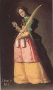 Francisco de Zurbaran St Apollonia (mk05) oil on canvas